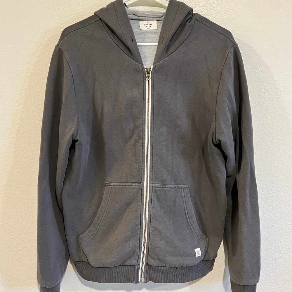 Marine Layer Grey Hoodie